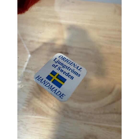 Ljungstroms Of Sweden Tomte Wooden Figure Baking with Mixing Bowl JL - Picture 10 of 12